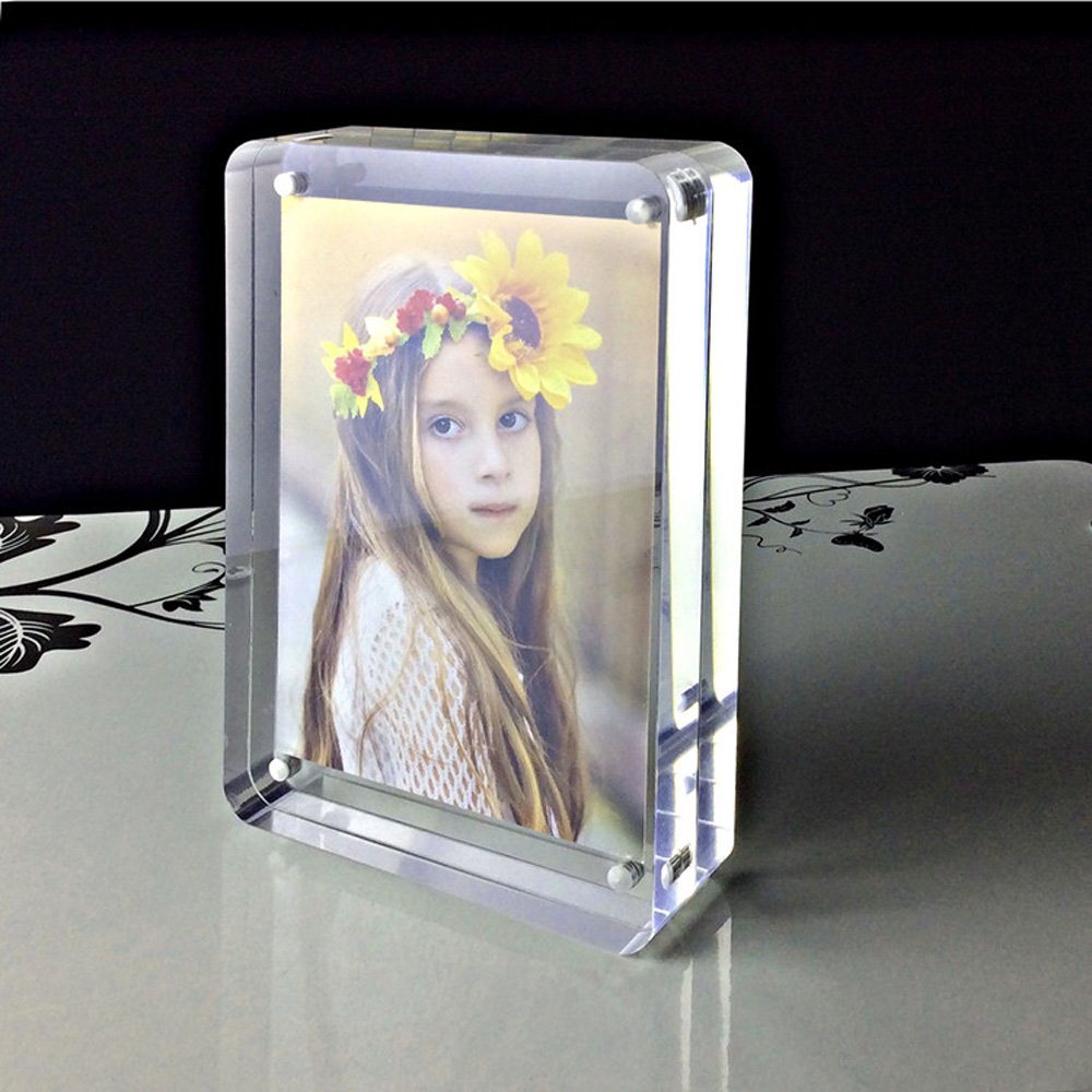 4 X 6 Magnetic Acrylic Picture Frame with Factory Price