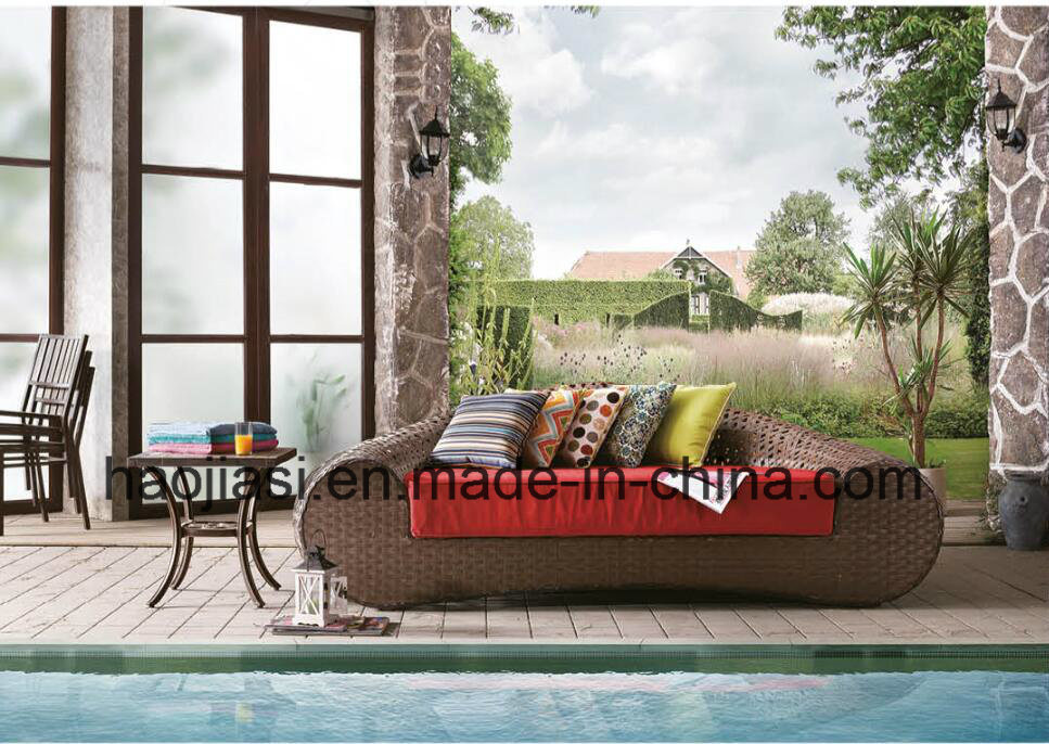 Outdoor /Rattan / Garden / Patio Furniture Rattan Lounge Chair & Side Table Set (HS 1286CL & HS 7060ET)