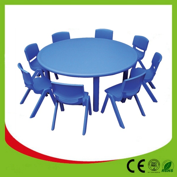 Hot Sale Preschool Children Round Plastic Table