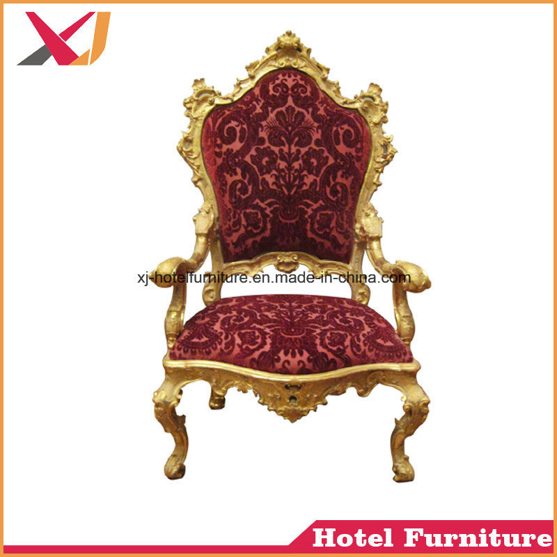 High Quality Wood King and Queen Chair Sofa for Wedding