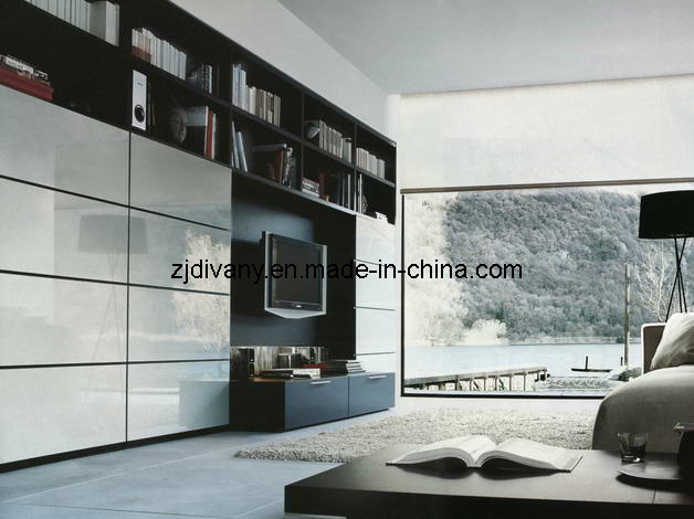 Italian Modern Divany Style Wood Display Cabinet TV Cabinet