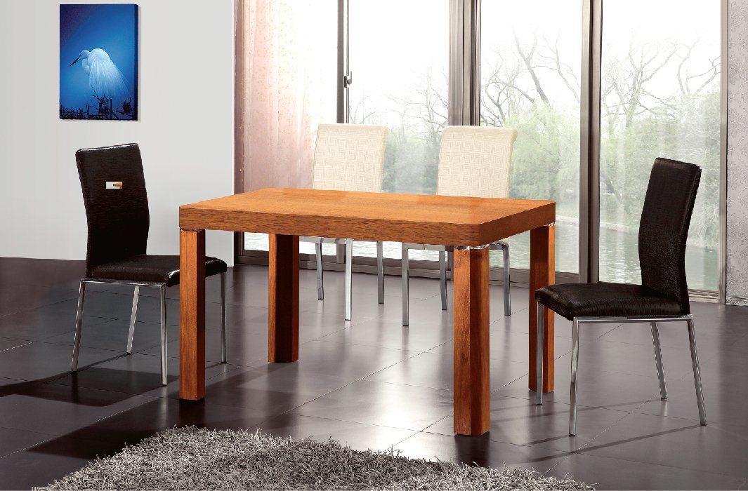1200X900X80mm Engineered Veneer Solid Wood Table for Sale