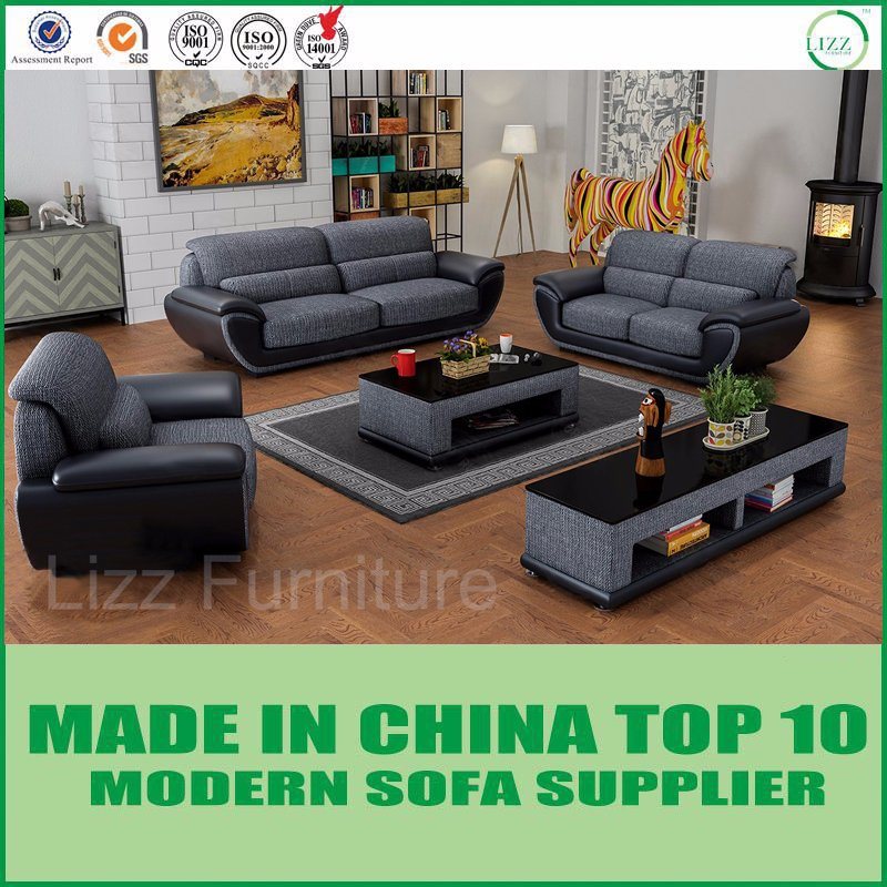 Modular Office Italian Leather Sofa Set for Living Room
