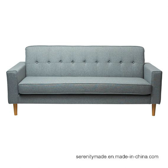 Modern Button Tufted Fabric Sofa Bed for Living Room or Department