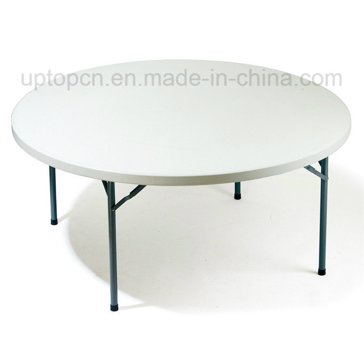 Commercial Metal Round Table with Plastic Top (SP-GT380)