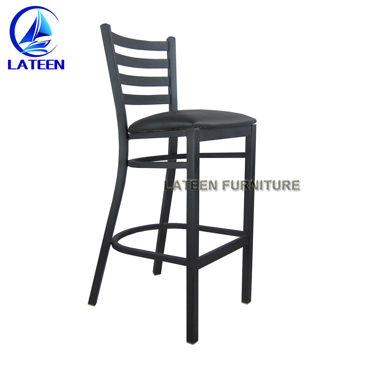 American Style Hot Selling Black High Bar Chair