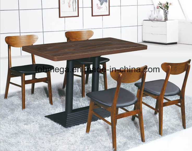 Classic Syle Furniture Wooden Dining Table for Coffee Shop