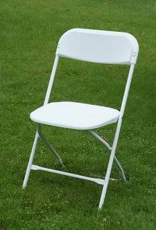Top Sell Plastic Folding Chair with Reinforced Steel Frame