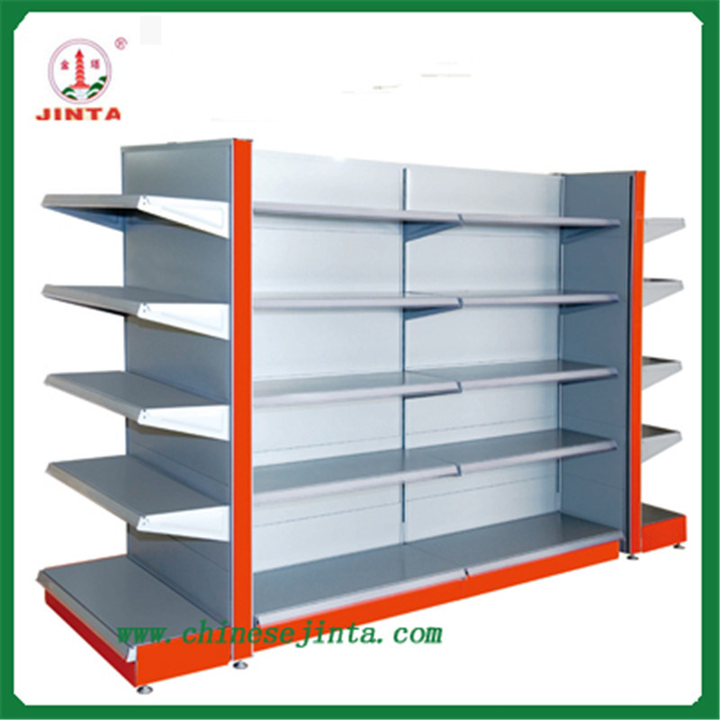 Plain Back Panel Double Sided Metal Shelf (JT-A30)