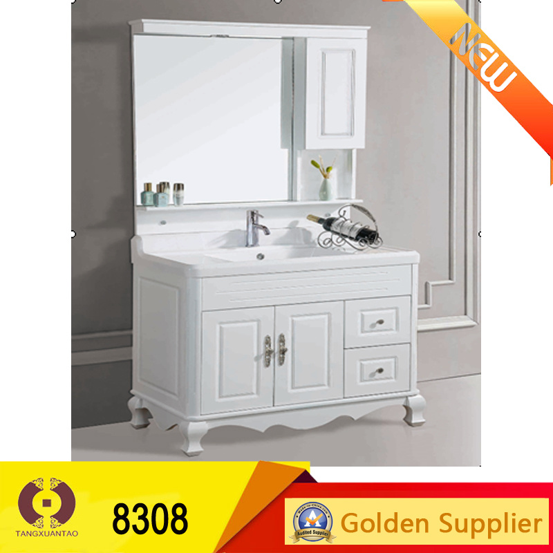 Modern Style Solid Wood Vanity Bathroom Cabinet (8308)