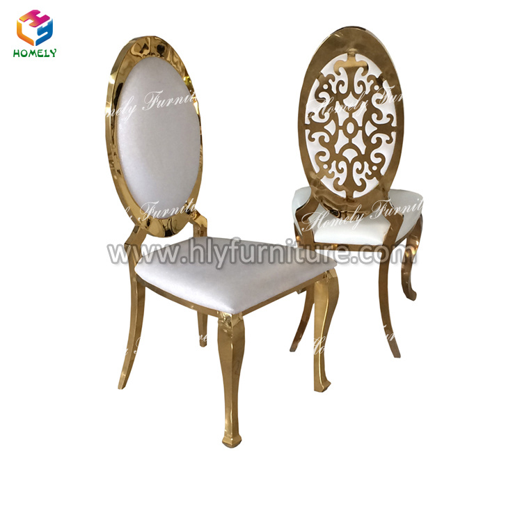 Wedding Banquet Hotel Dining Event Party Stainless Steel Chair