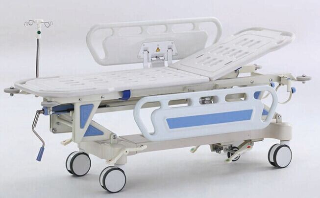 He-3 Hospital Equipment Emergency Stretcher, Mobile Hospital Bed for Emergency
