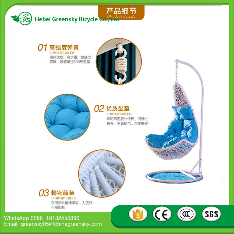 Hot Supply Europeanismcane Hanging Chair Top Quality Cane Swing Chair to Oversea Market