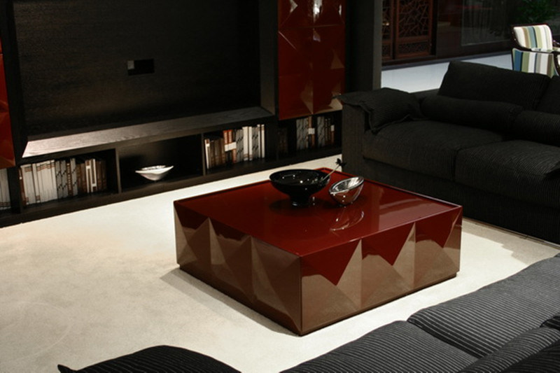New Classical High Glossy Painting coffee Table