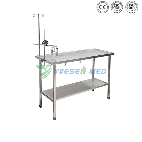 Ysvet0516 Medical 304 Pet Clinic Surgical Table Stainless Steel Vet Operation Table