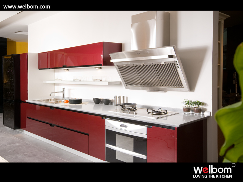 Welbom Made High Glossy Custom Kitchen Cabinet