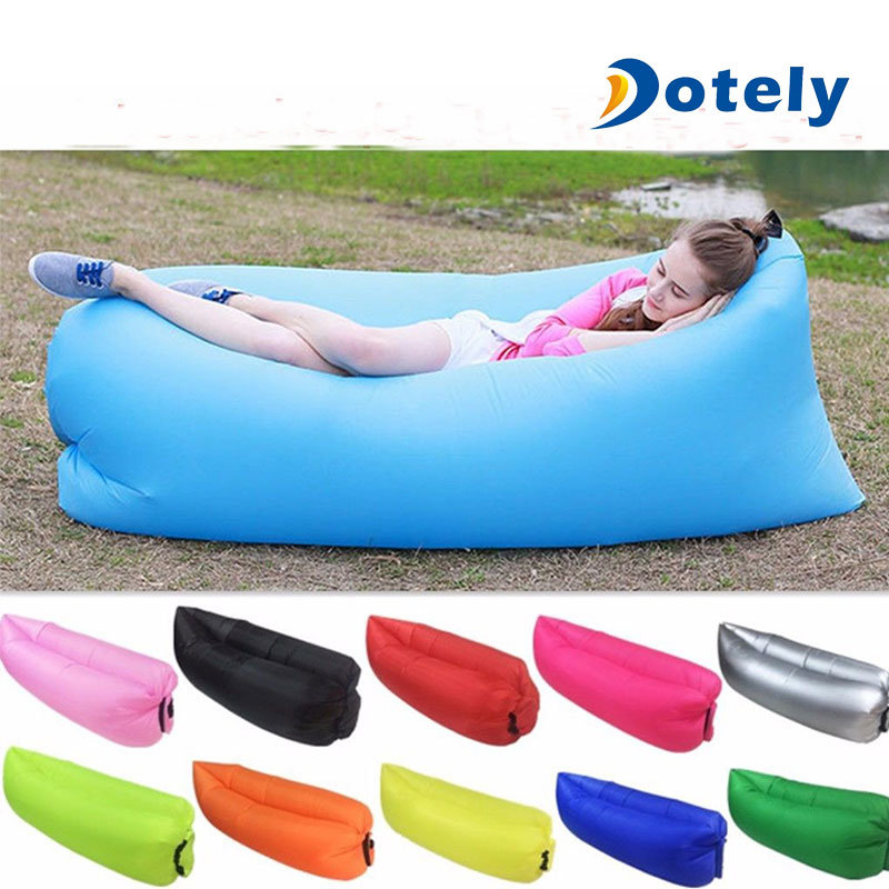 Portable Lounger Air Sleeping Bag Beach Inflatable Sofa Bed