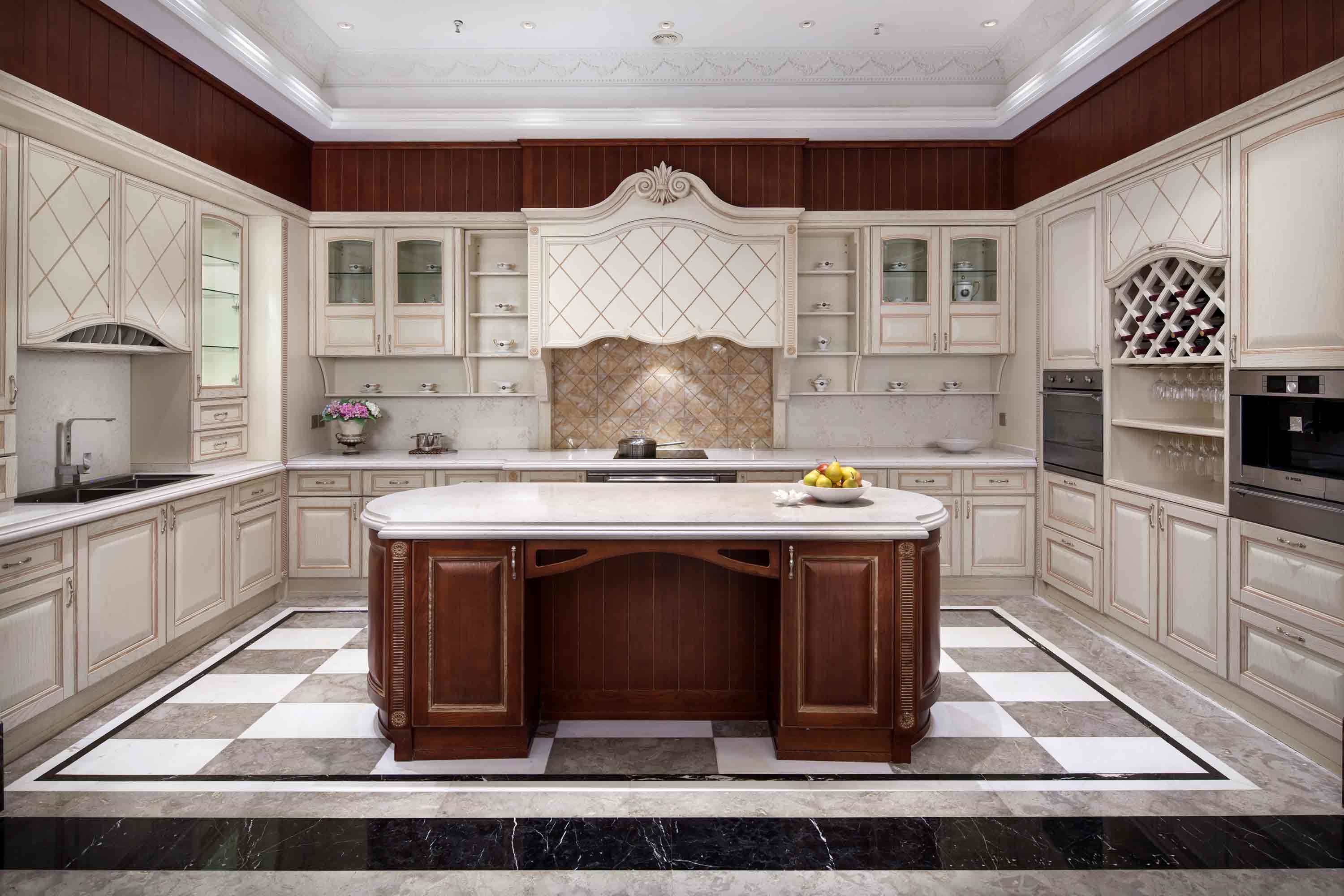 2015 Welbom New Design Solid Wood Kitchen Cabinet