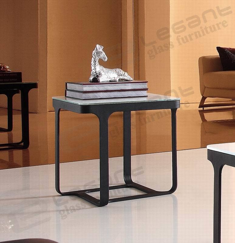 Home Use Antique Coffee Table with Metal Legs