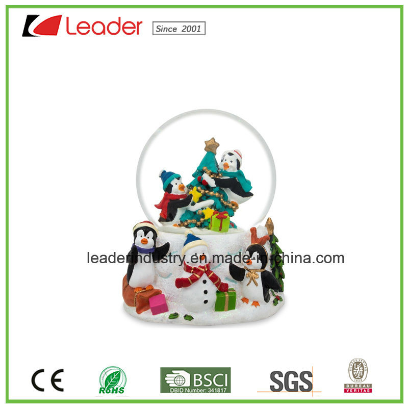 Hand-Painted Resin Gift 60mm Snow Globe for Home Decoration&Souvenir Gift and Promotional Gifts