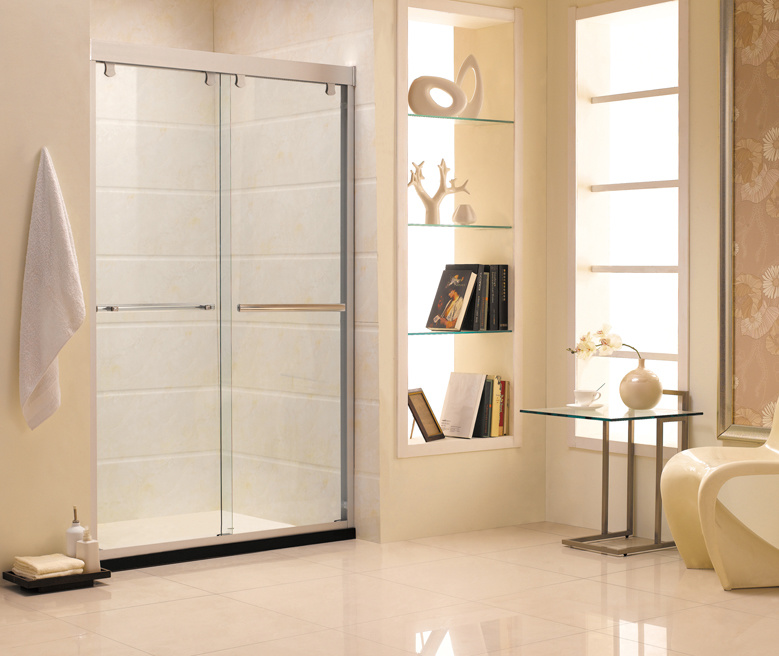 Safety Glass Shower Enclosure Cabinet / Bathroom Promotion Swing Shower Screens (E4)