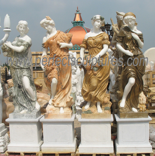 Stone Marble Statue Four Season Sculpture for Garden Decoration (SY-C1305)