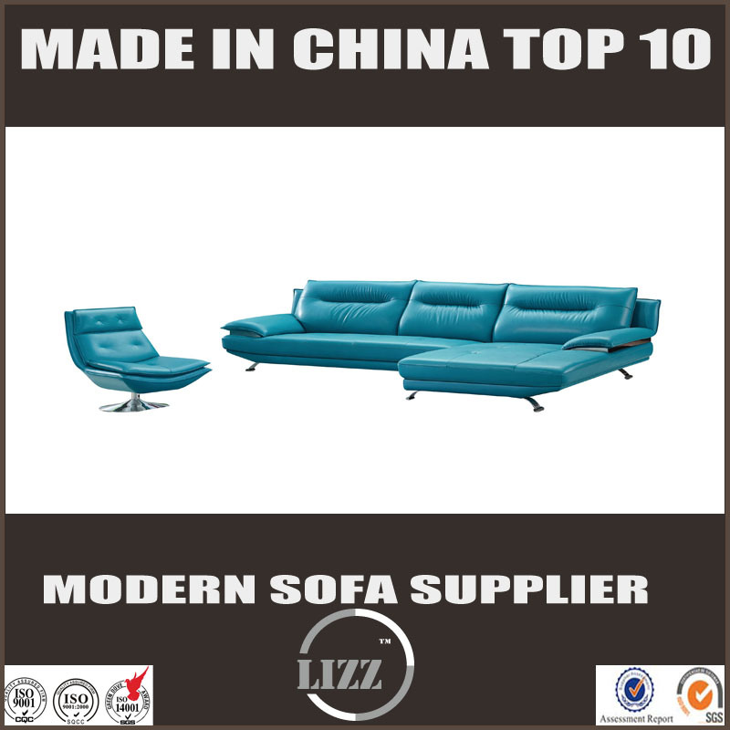 Modern Living Room Sofa with Pure Leahther