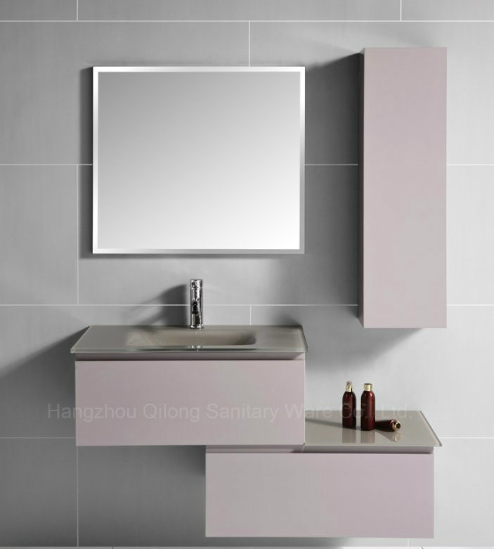 Small Size Composite Bathroom Cabinet with Light Grey Painting