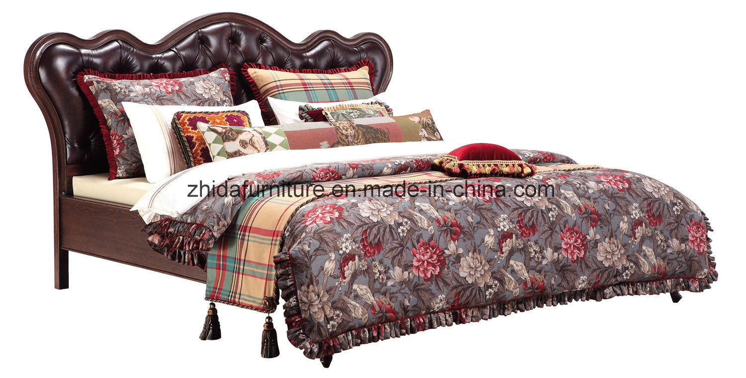 Classical Bedroom Furniture/Fabric Bed/European Bed/Leather Bed