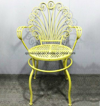 Wrought Iron Chair, Coffee Lounge Chair Bar Chair The Balcony Chair Sitting Room Europe Type Restoring Ancient Ways of Eat Chair (M-X3387)