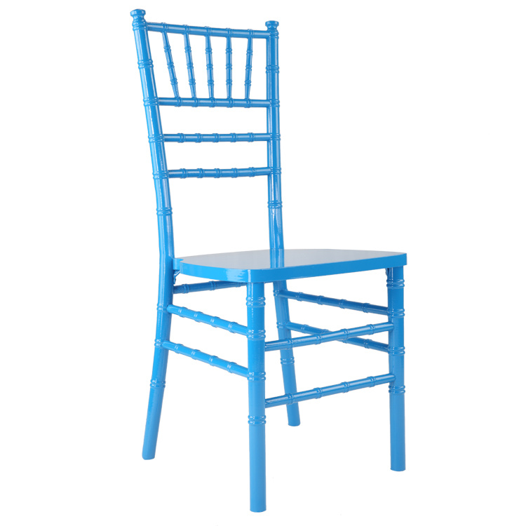 Blue Solid Wood Chiavari Chair for Wedding and Event