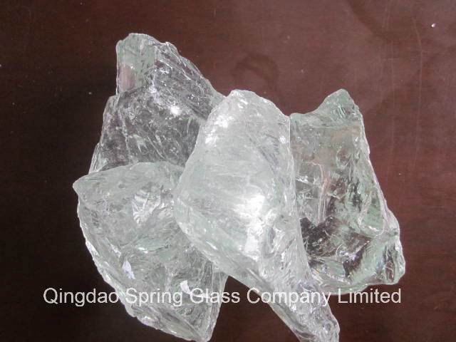 Decorative White Clear Glass Stones