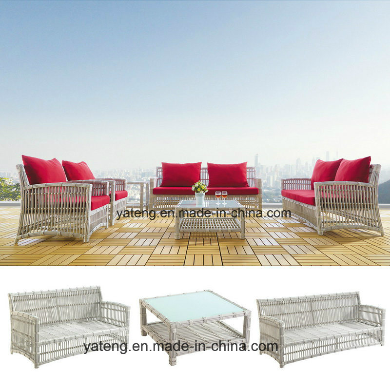 Glassic Design Big Round PE-Rattan Outdoor Garden Furniture Sofa Set by Single &Double &3seat (YT622)