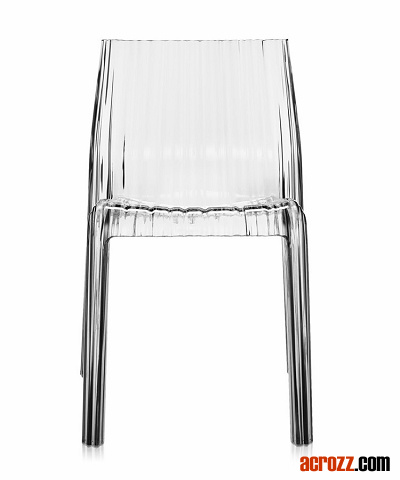 Plastic Furniture Stackable Acrylic Ghost Frilly Chair