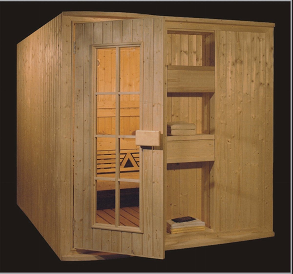 1800mm Solid Wood Sauna (AT-8618)