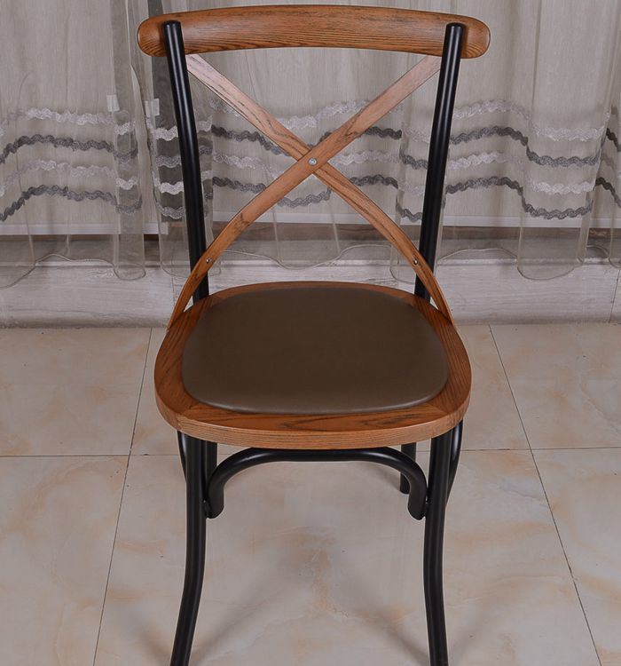 Vintage Bentwood Stacking Cross X Back Dining Chair for Wedding