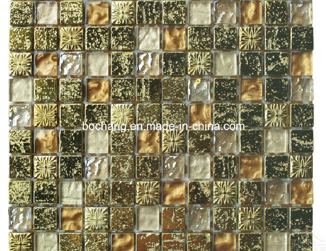 Granite Pebble Mosaic Stone and Tile for Garden Decoration