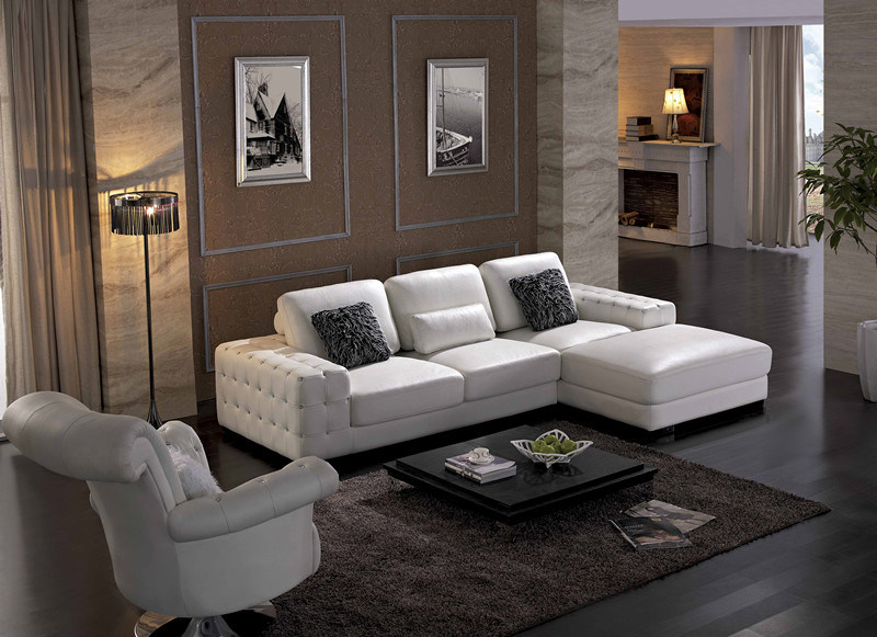 White Chesterfield Sofa Sofa (Y081)