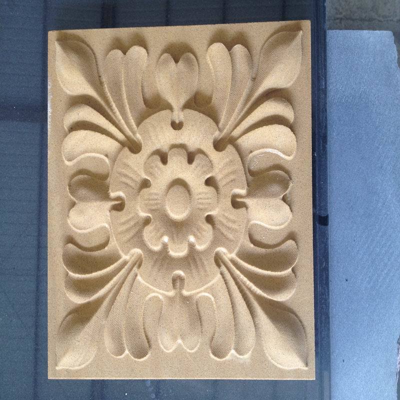Limestone Flower Marble Sculpture Tile for Building Wall Decoration