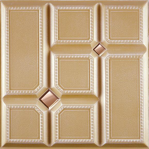 China Suoya 1073-3 Embossed 3D Leather Panel for Wall Decoration