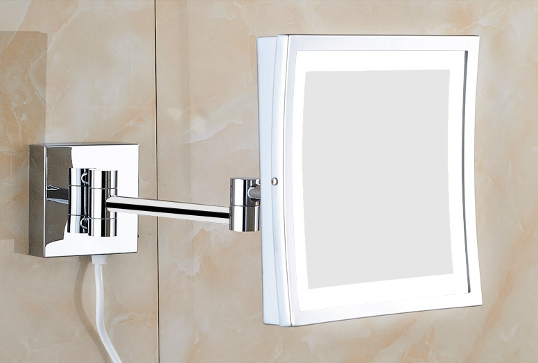 Factory Bathroom LED Light Cosmetic Mirror (5019) LED Light Shaving Mirror 5019 LED Makeup Mirror