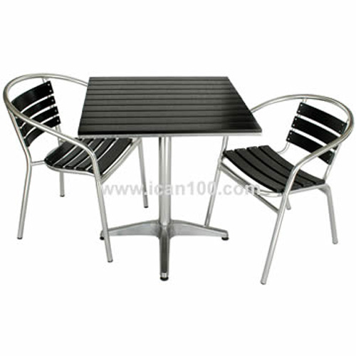 Outdoor Square Polywood Cafe Furniture (Pwc-351)