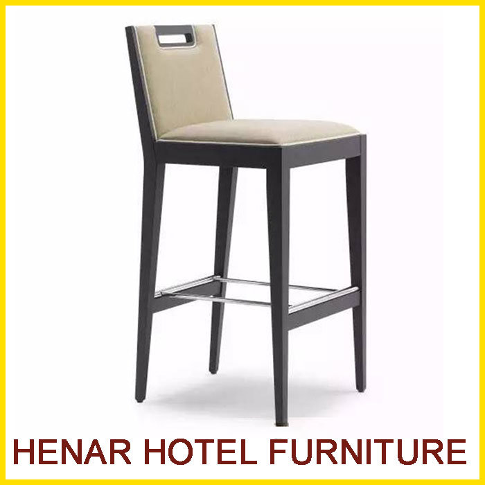 Wooden Leather Modern Bar Chair Stool for Restaurant Cafe Furniture
