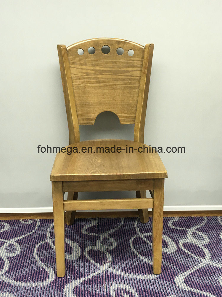 Oak Wood Dim Sum Restaurant Chair (FOH-BCC38)