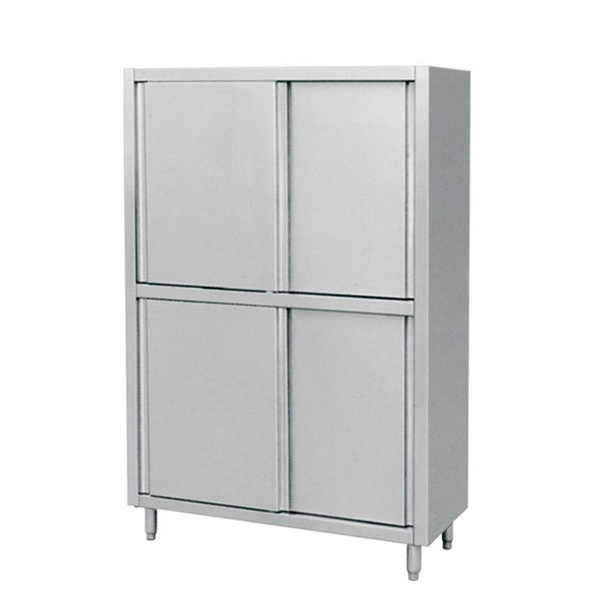 Stainless Steel Sliding Doors Style Storage Cabinet