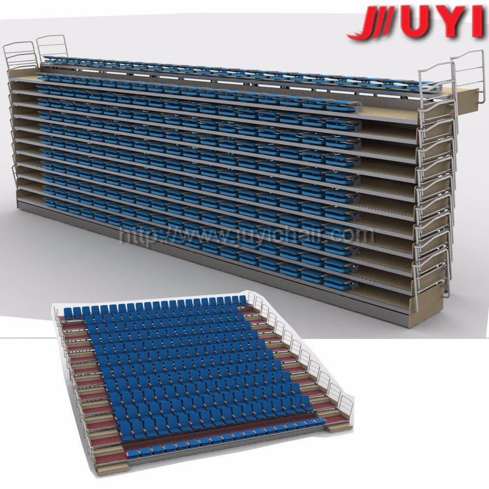 Jy-720s Factory Price Tip up Chair Plastic Seat Used Bleachers for Sale Folding Bleacher