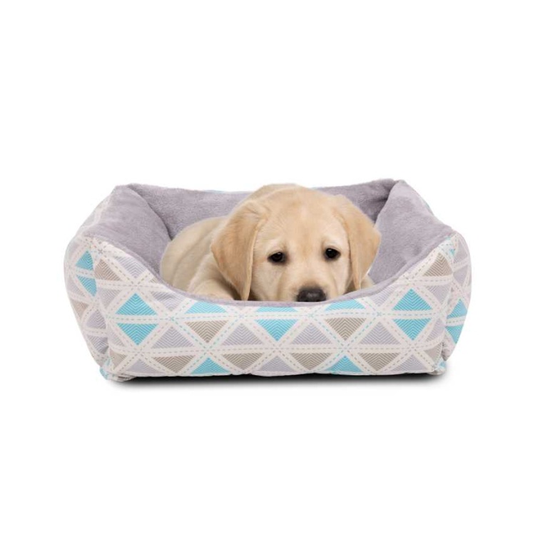 Custom High Quality Gray Plaid Comfortable Pets Pad Bed (YF95291)