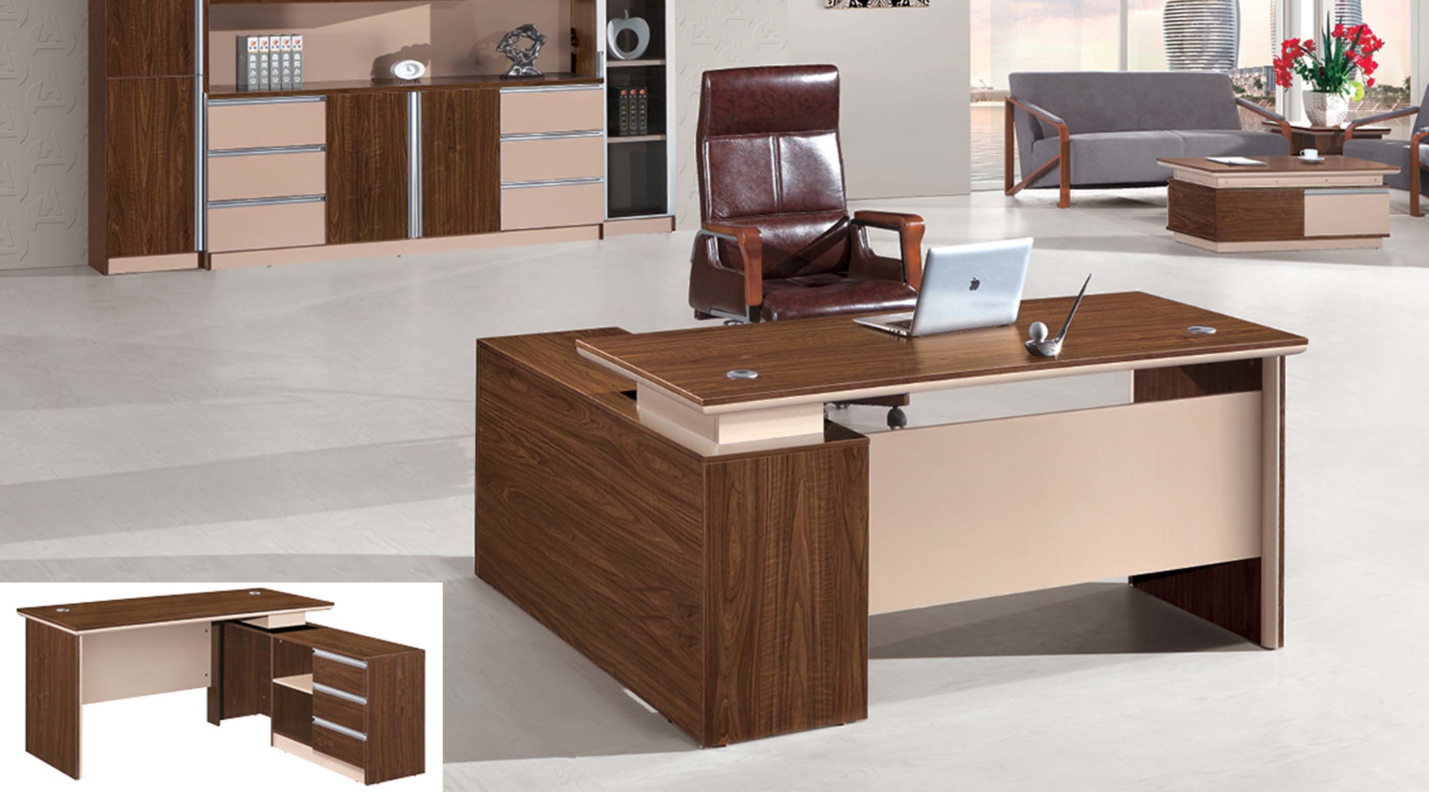 Modern Furniture Wooden Executive Computer Office Table