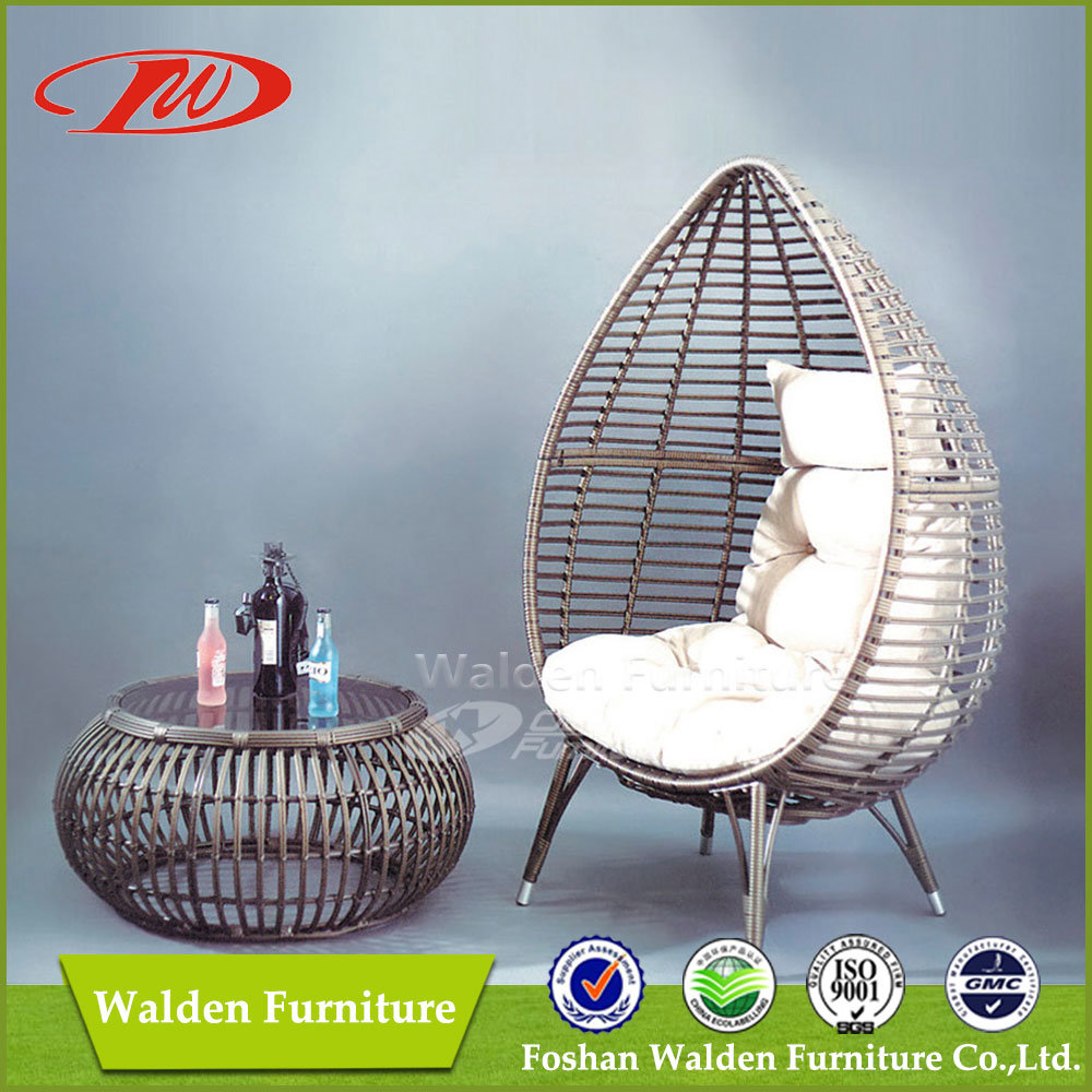 Outdoor Garden Leisure Chair Rattan Sun Bed (DH-6185)
