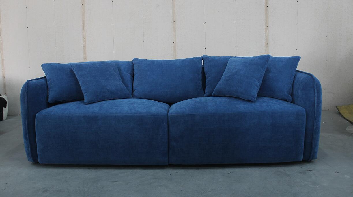 High Quality Fabric with Feather Cushion 3 Seat Sofa